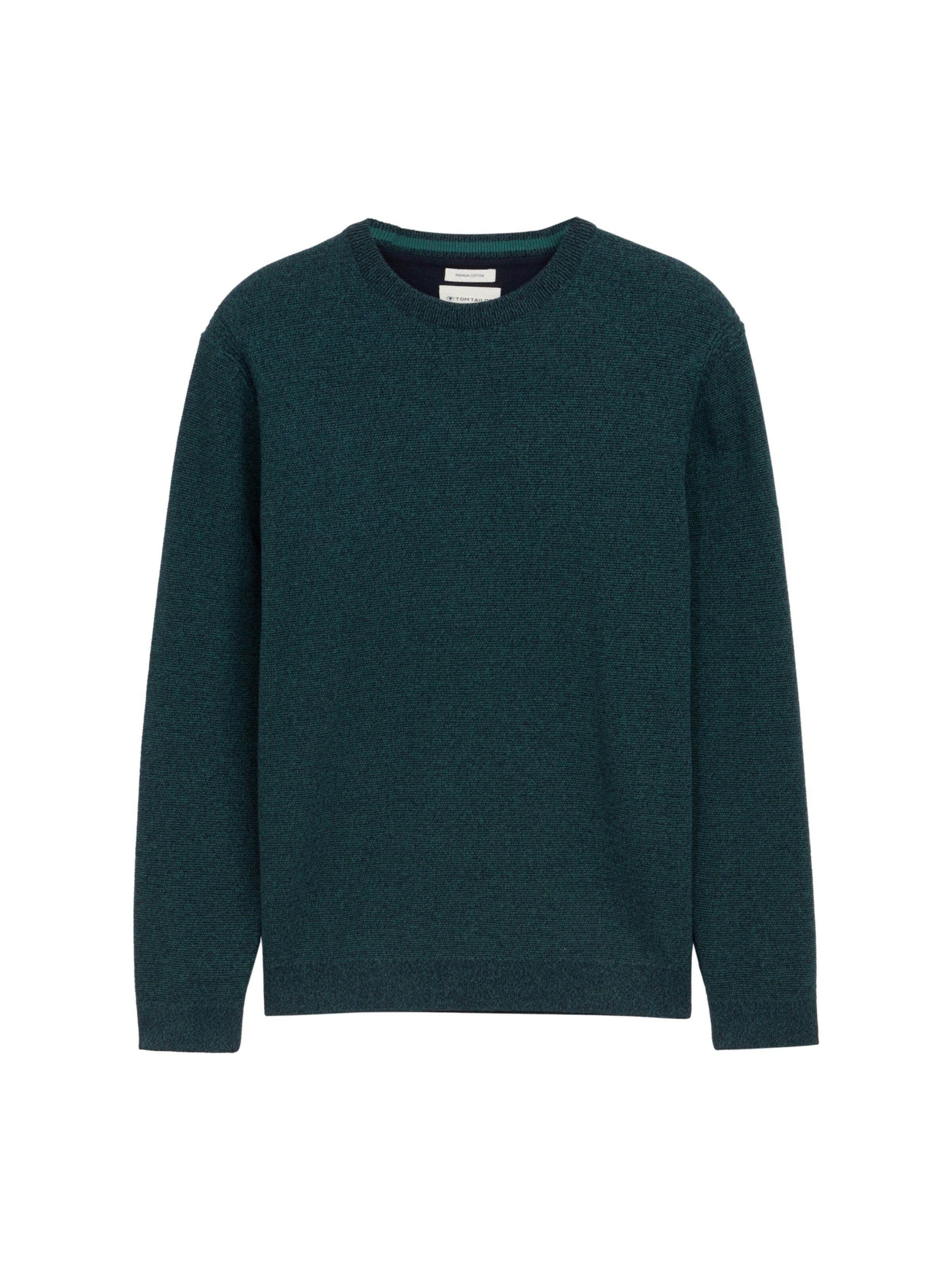 Pull-over TOM TAILOR en vert : devant