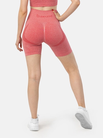 LEAFLETIC - Skinny Leggings 'Leafletic Women’s Shorts' en naranja