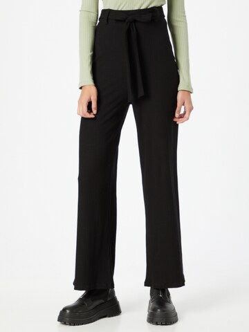 ABOUT YOU Wide leg Pants 'Mona' in Black: front