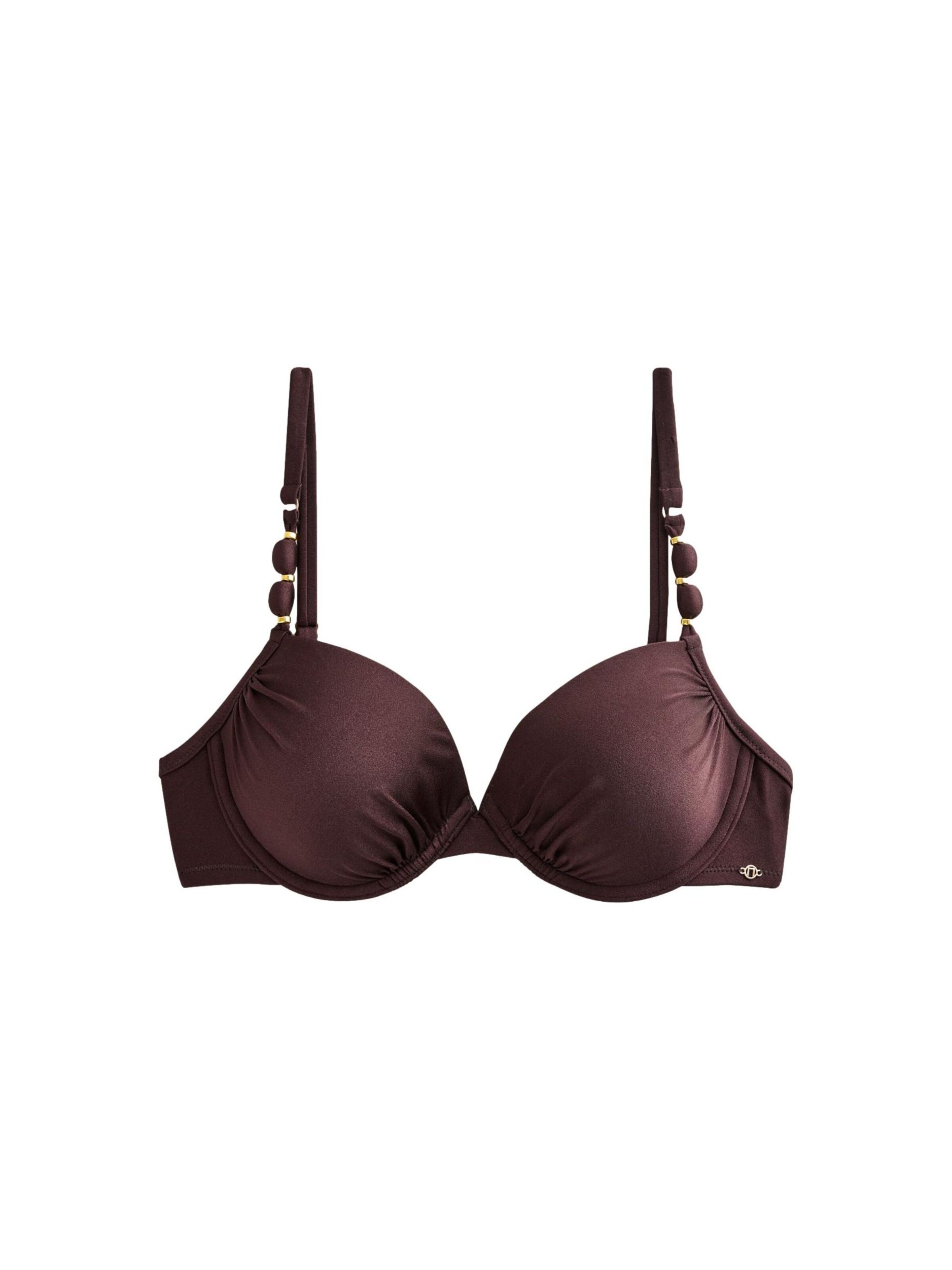 Hauts de bikini Next en marron : devant