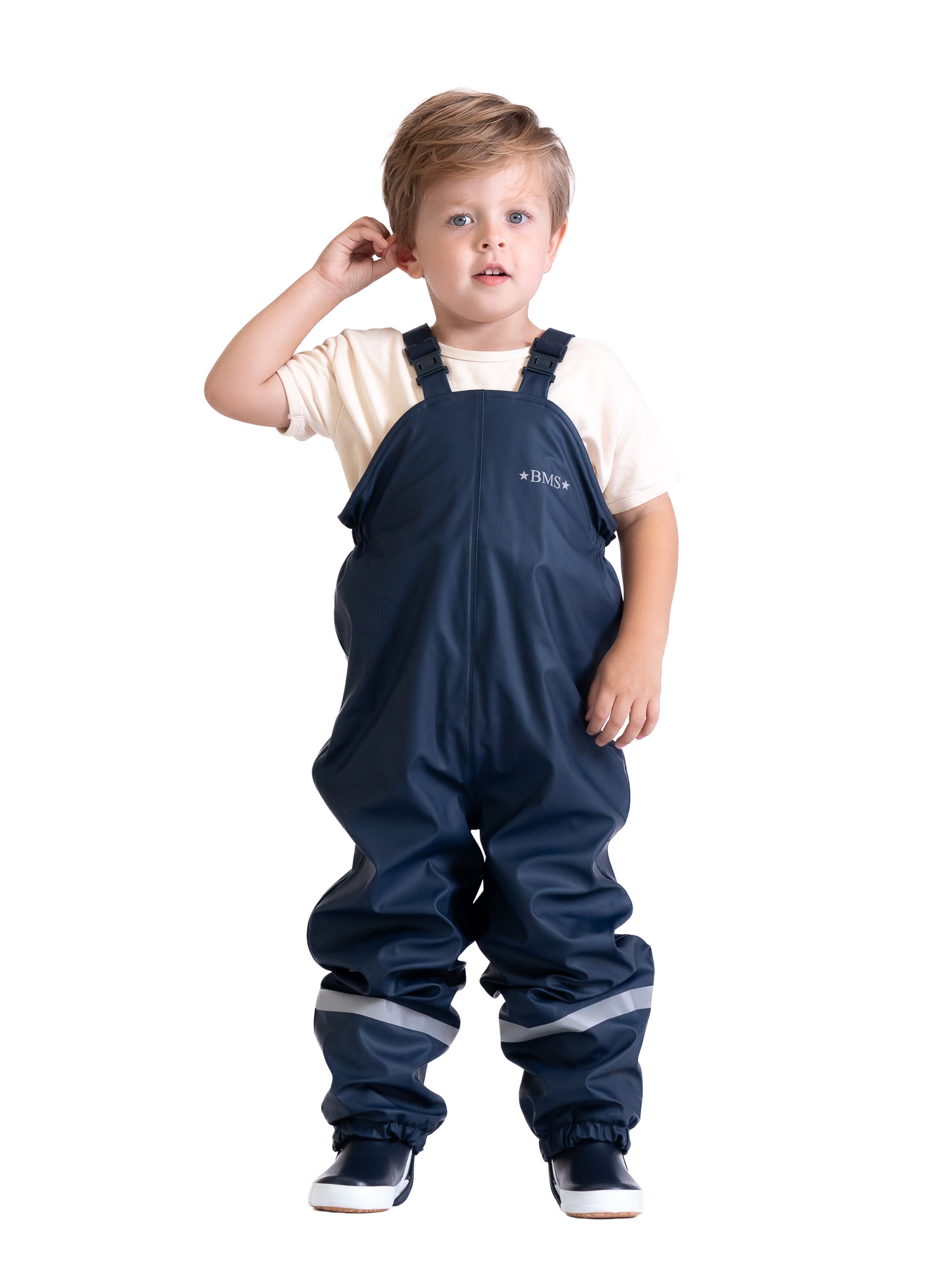 BMS Regular Athletic Pants 'SoftSkin Antarctic' in Blue