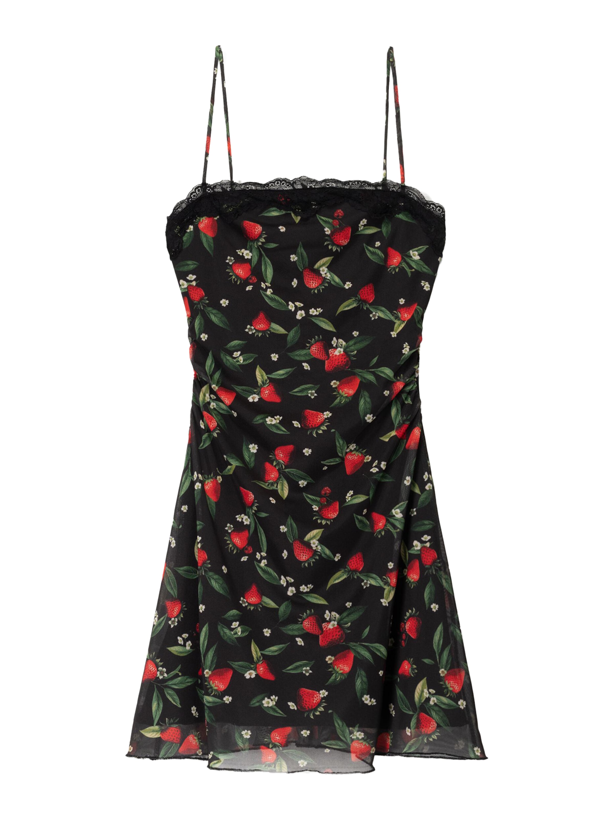 Bershka Kezeslábas - fekete: elől