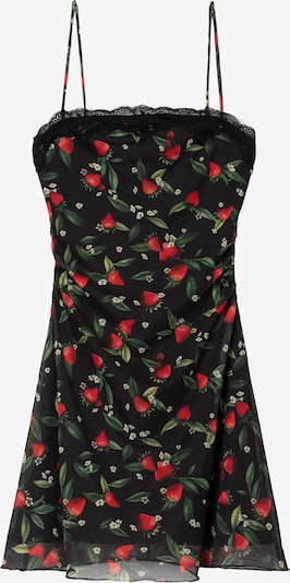 zöld / piros / fekete / fehér Bershka Kezeslábas, Termék nézet