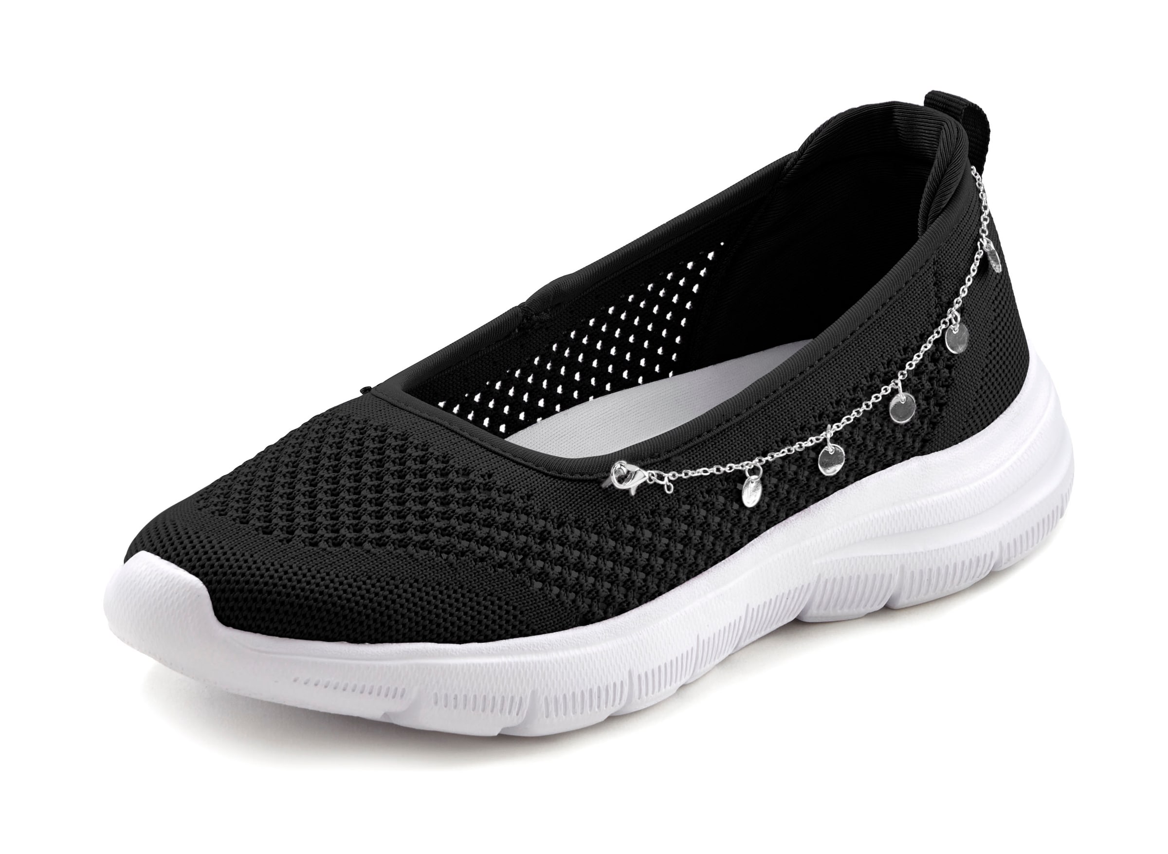 Skechers ballerina zwart sale