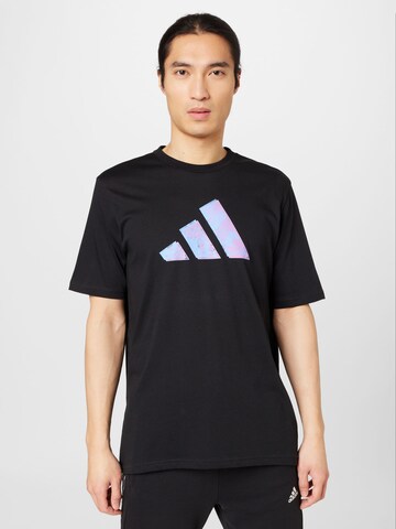 ADIDAS PERFORMANCE Funktionsshirt in Schwarz: predná strana