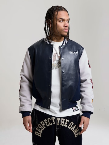 Geacă de primăvară-toamnă 'Respect The Game' de la AND1 pe albastru: față