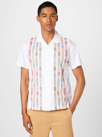 Obey Regular Fit Hemd 'Jules' in Weiß: Vorderseite