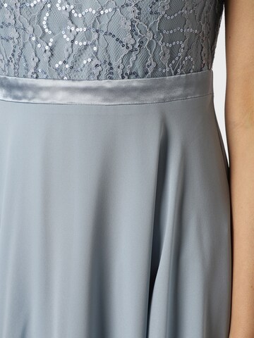 Robe de cocktail Marie Lund en bleu