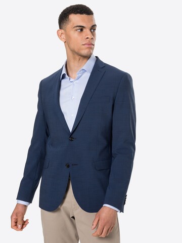 Coupe slim Veste de costume s.Oliver BLACK LABEL en bleu : devant