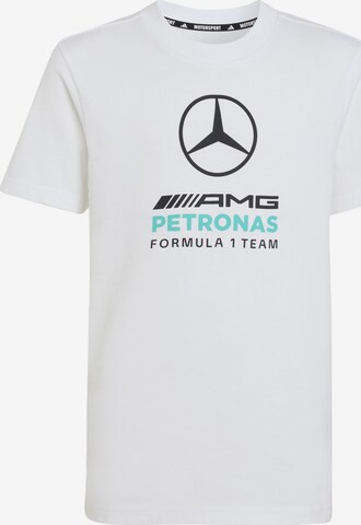 ADIDAS PERFORMANCE - Camisa funcionais 'Mercedes - Amg Petronas Formula 1 Team' em branco: frente