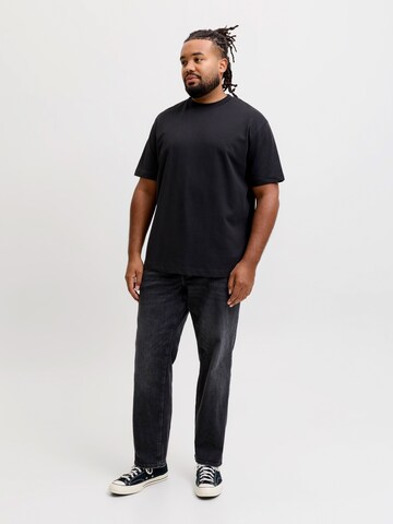 Jack & Jones Plus Shirt 'JJEBARRON' in Black