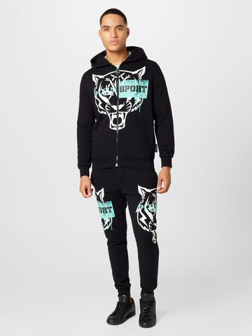 Tenue d'intérieur Plein Sport en noir : devant
