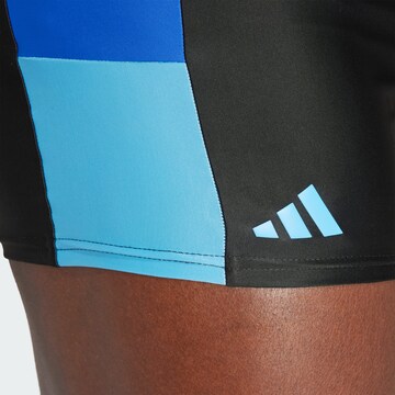 ADIDAS PERFORMANCE Athletic Swim Trunks in Black