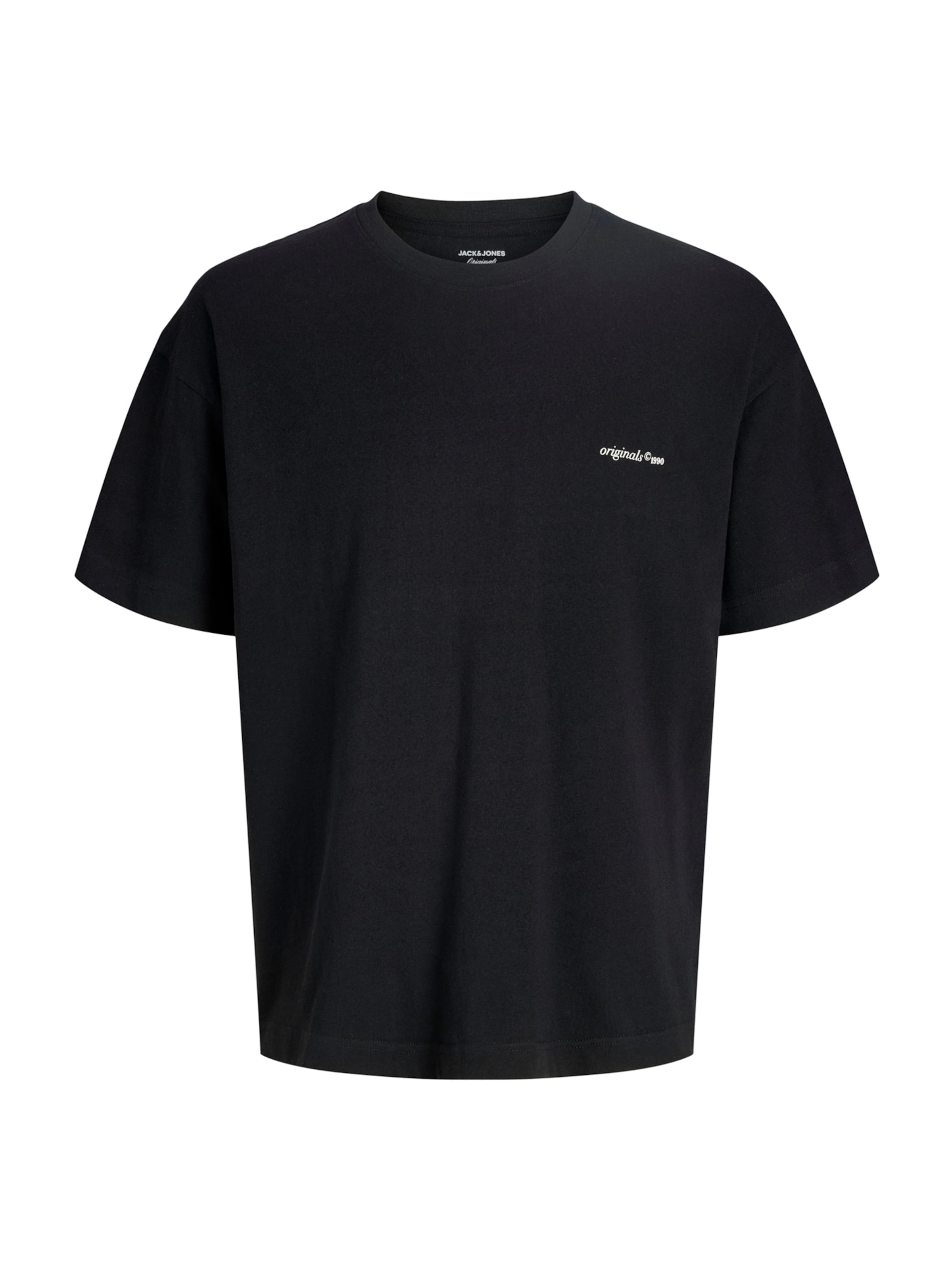 JACK & JONES Μπλουζάκι 'JORMONTAUK' σε μαύρο: μπροστά