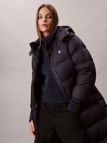 mėlyna Calvin Klein Jeans Žieminis paltas 'ESSENTIAL'