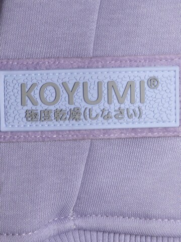 Koyumi Sweatshirt 'Unisex Oversize Hoodie – 3-Faden Stoff, innen angeraut , Suheyla Love it' in Purple