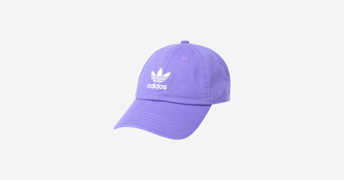 ADIDAS ORIGINALS Cap Adicolor Classics Trefoil Stonewashed in Purple ABOUT YOU