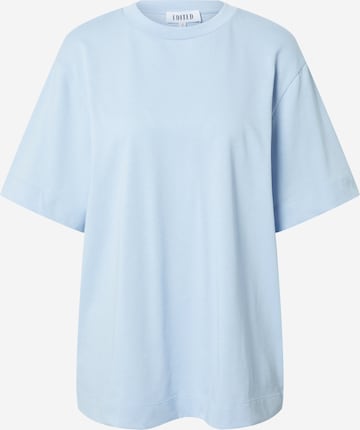 EDITED Shirt 'Elisa' in Blauw: voorkant