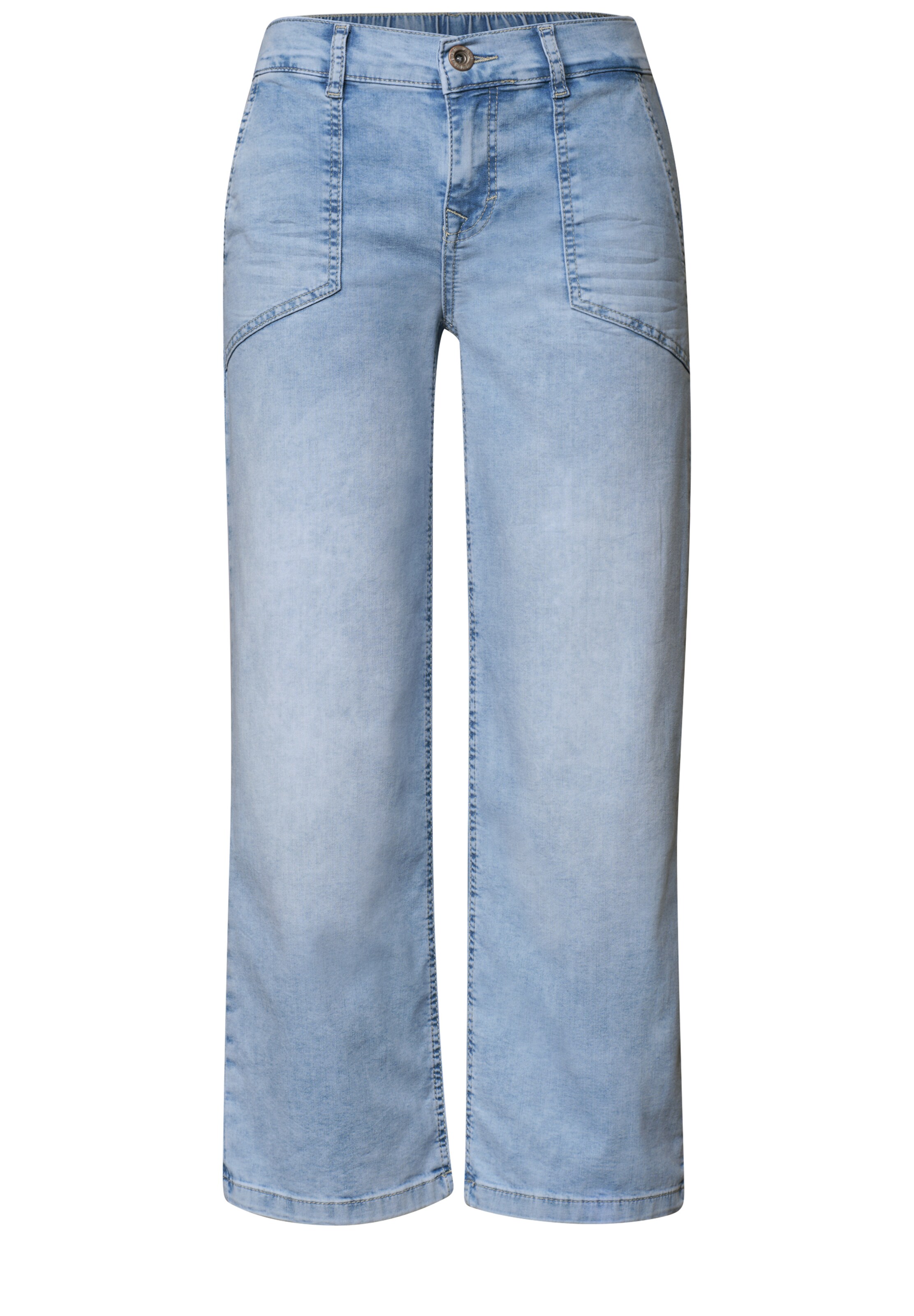 STREET ONE Loosefit Jeans in Blau: Vorderseite