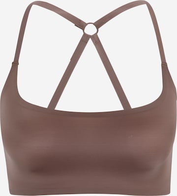 MAGIC Bodyfashion T-shirt Bra in Brown: front