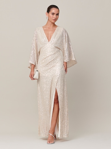 Sável - Vestido de noche 'Catania' en beige