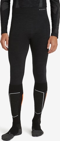 FALKE Regular Sporthose '3/4' in Schwarz: Vorderseite