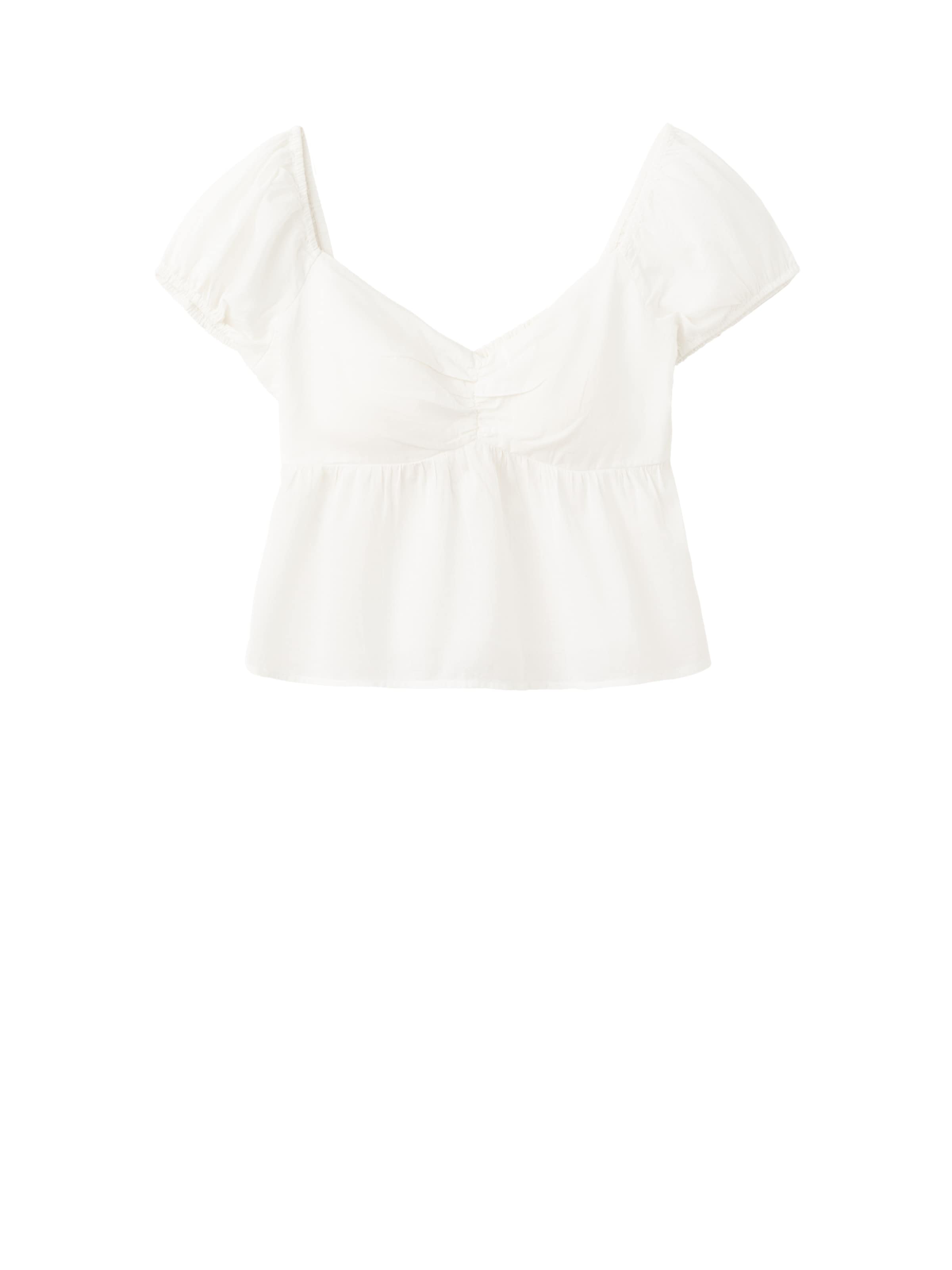 MANGO TEEN T-shirt 'TROIA' i vit: framsida