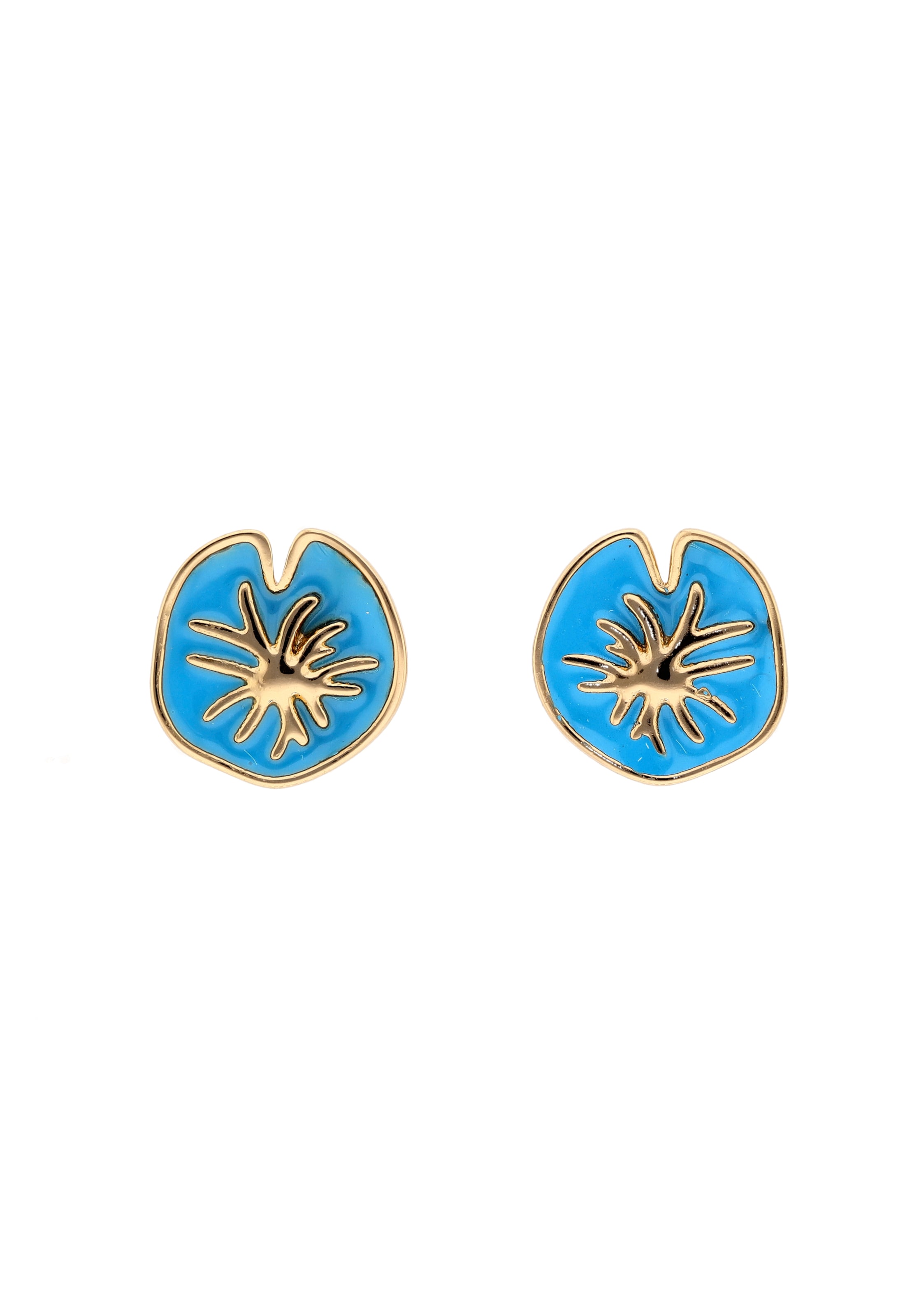 IZIA Earrings in Blue: front
