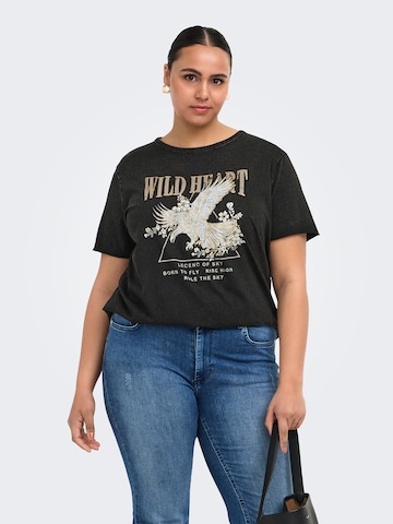 ONLY Carmakoma - Camisa em preto: frente