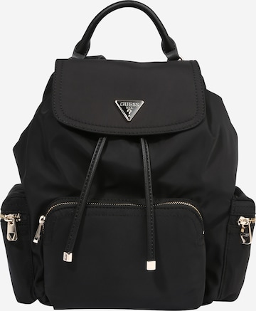 GUESS - Mochila 'Gemma' em preto: frente