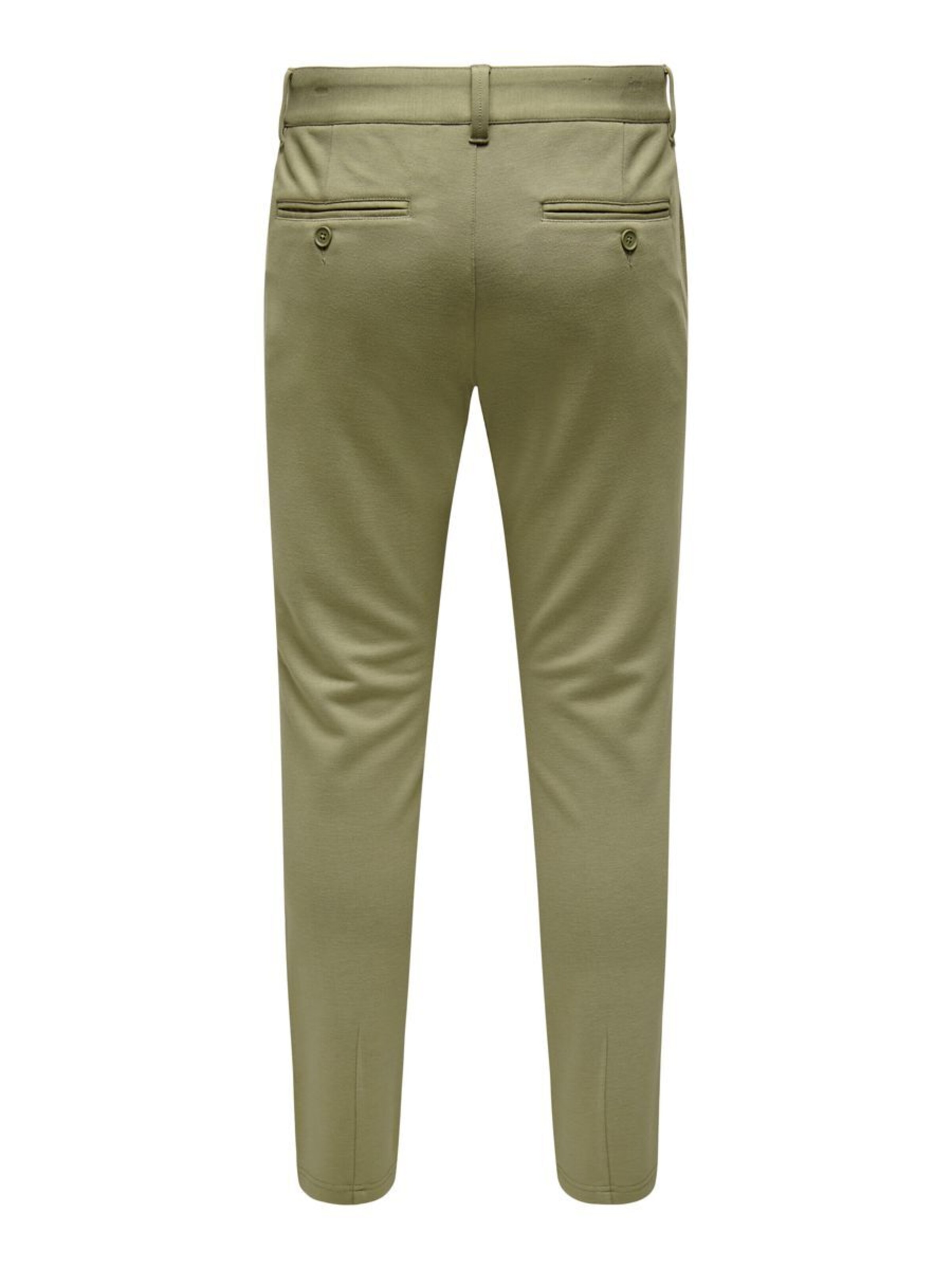 Only & Sons Slimfit Lærredsbukser 'Mark' i grøn