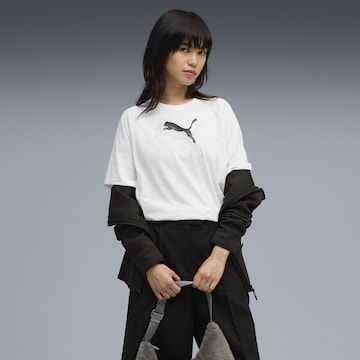 T-shirt PUMA en blanc : devant
