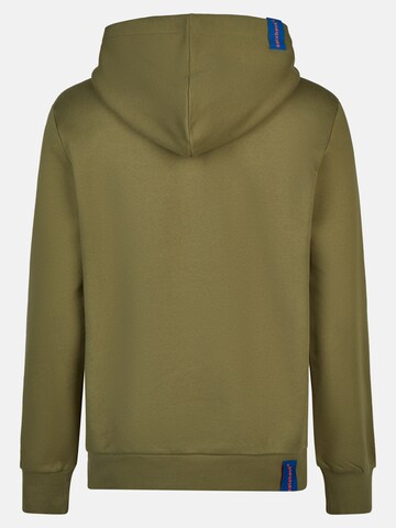 salzhaut Sweatshirt 'Heff - Moin' in Grün: Rückseite