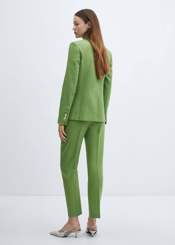 Regular Pantaloni cu dungă 'Tempoli' de la MANGO pe verde