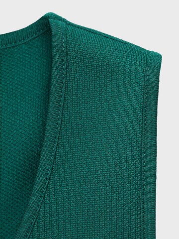MANGO Gebreide bodywarmer 'ANTONIA' in Groen