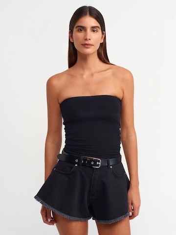 Dilvin - Top em preto: frente
