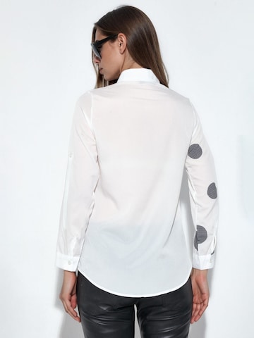 Camicia da donna di MSN Collection in bianco