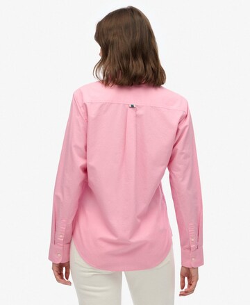 Superdry Blouse 'Oxford' in Roze