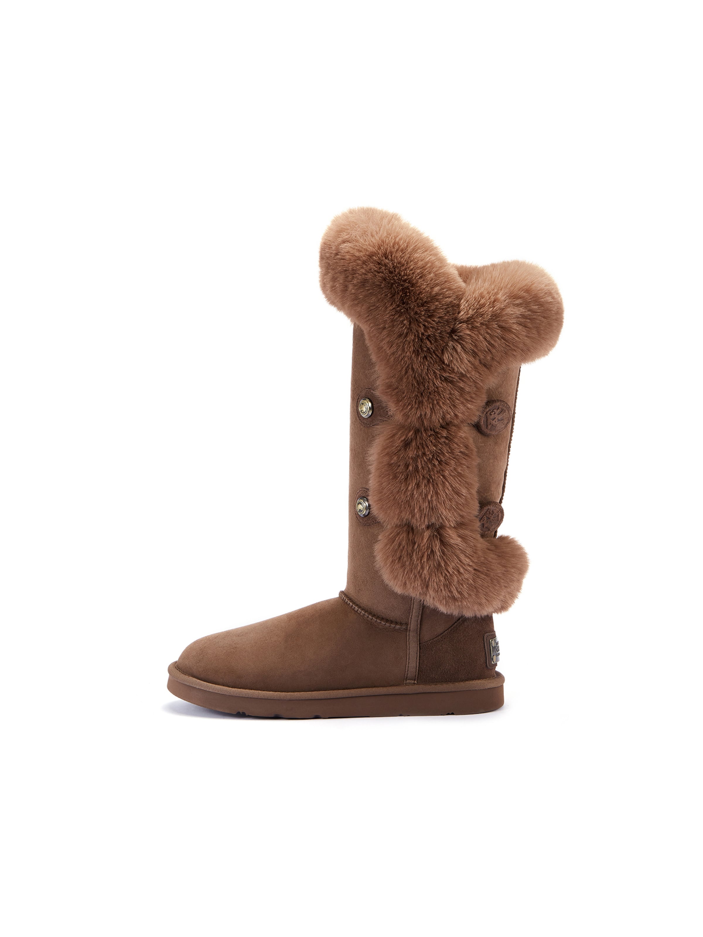 Boots 'NORDIC TALL' Australia Luxe Collective en marron : devant