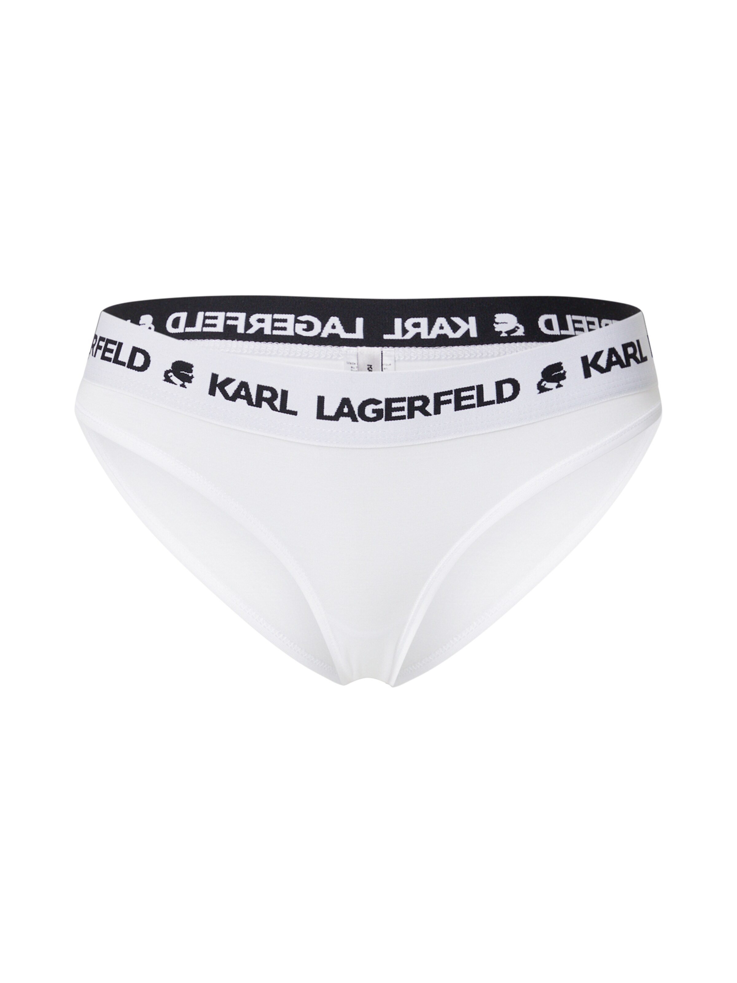 Karl Lagerfeld Slip in XS in schwarz / weiß, Produktansicht