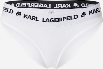 balta Karl Lagerfeld Moteriškos kelnaitės: priekis