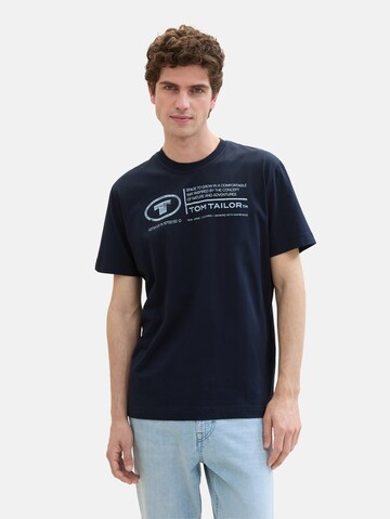 TOM TAILOR T-Shirt in Blau: Vorderseite