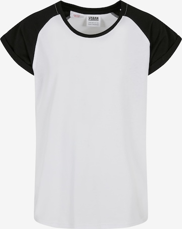 T-Shirt Urban Classics en blanc : devant