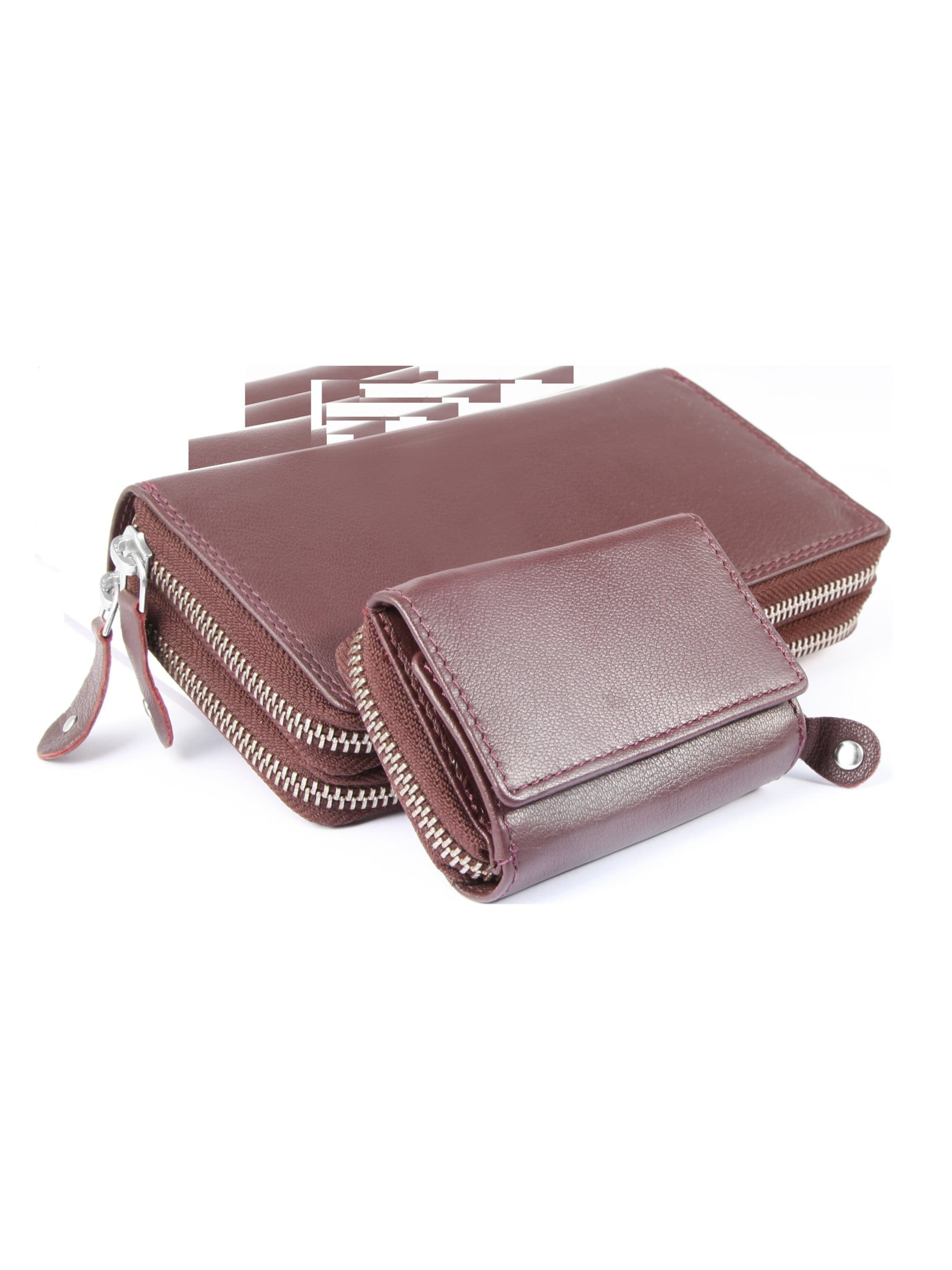 JUST Wallet 'RFID-Schutz' in Brown: front