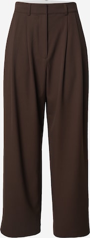 Pantalon à plis 'Primrose' KAVAZI en marron : devant