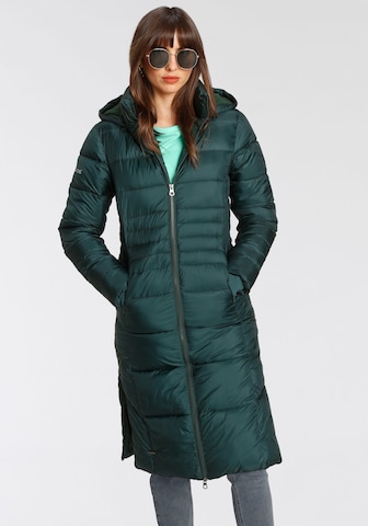 KangaROOS Winter Coat in Green: front