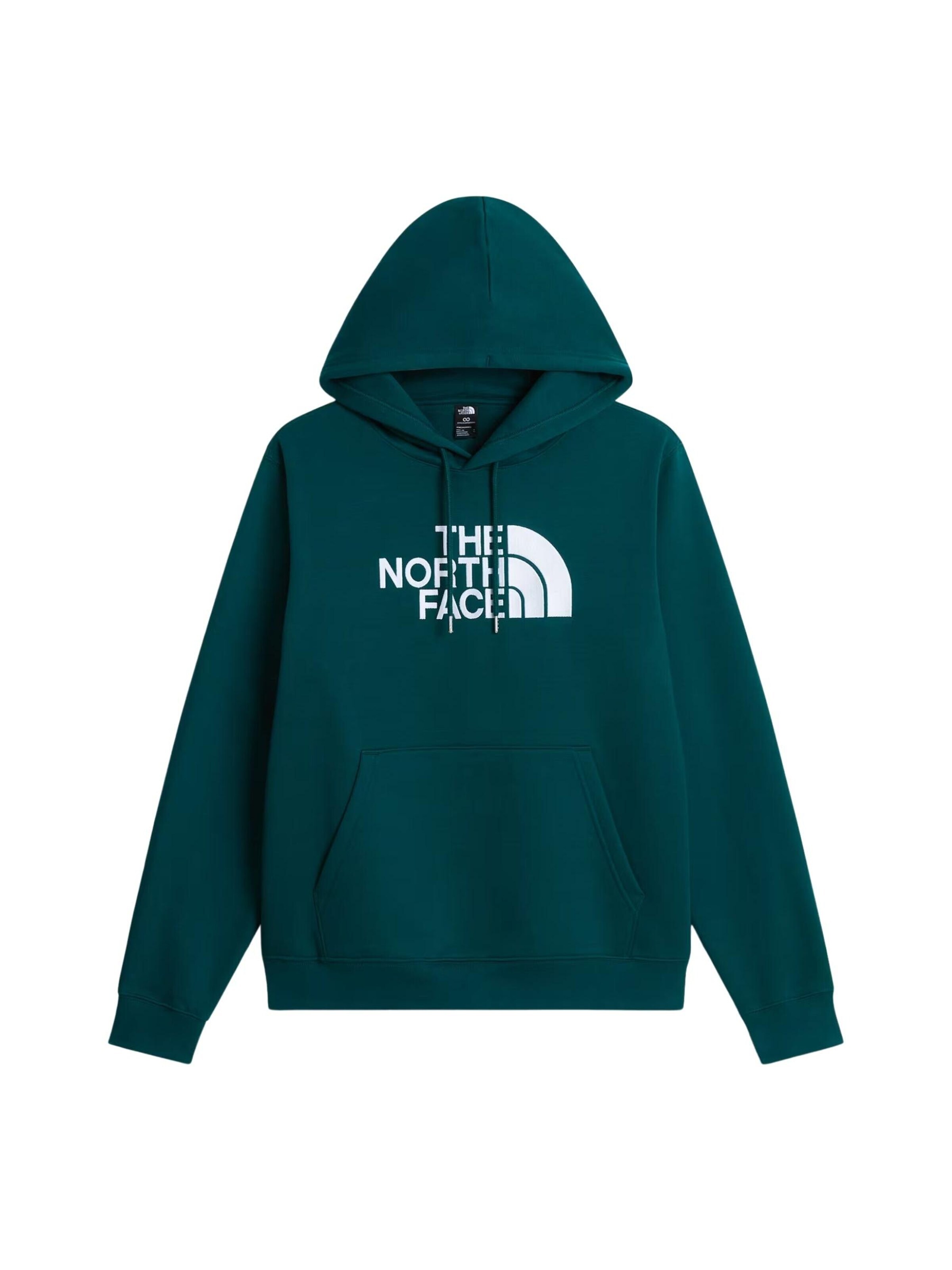 THE NORTH FACE Bluzka sportowa 'THE NORTH FACE M ESS DP REG HODDIE FELPA' w rozmiarze XS w kolorze zielonym, Podgląd produktu