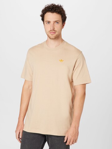 ADIDAS ORIGINALS Shirt 'Varsity Loose' in Beige: front