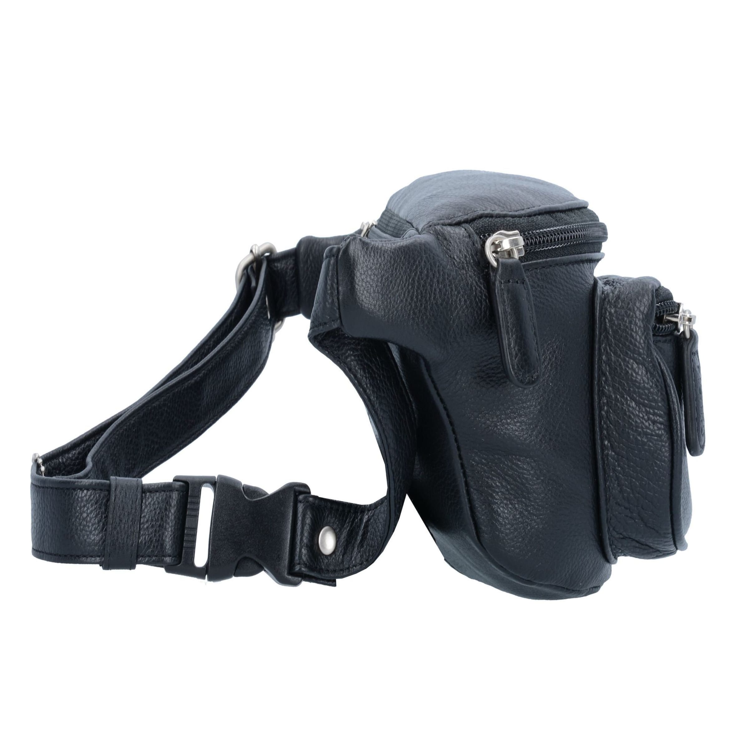 Picard Luis Gürteltasche Leder 20 cm in Schwarz