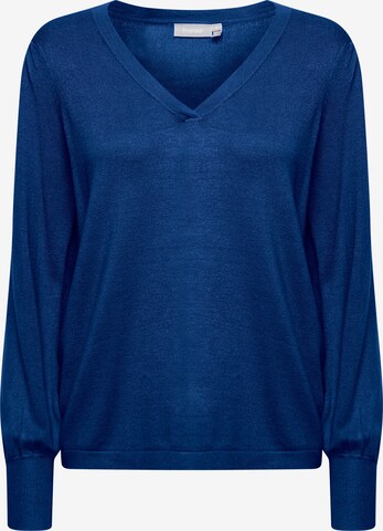 Fransa Sweater 'BLUME' in Blue: front